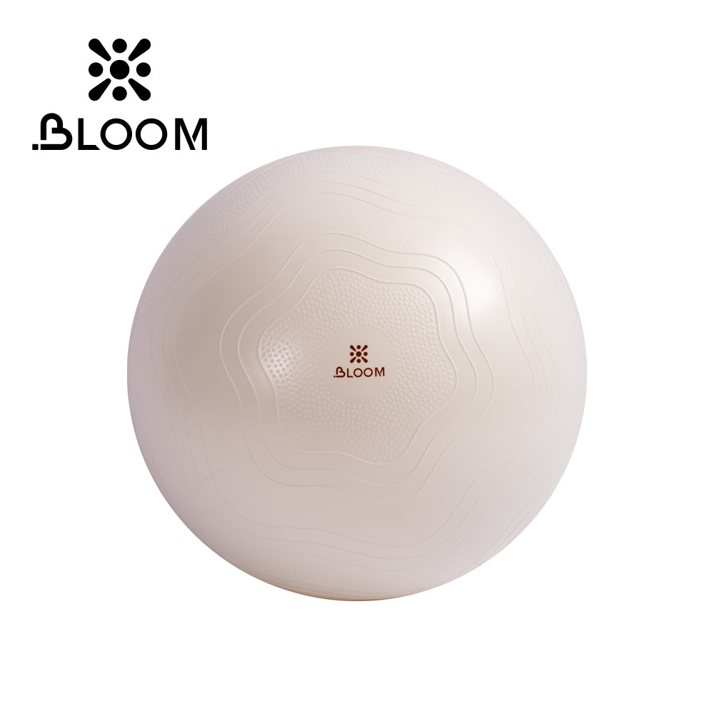 Bloom Anti-Burst Yoga Ball - White - 65cm