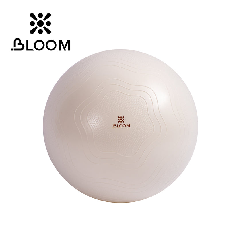 Bloom Anti-Burst Yoga Ball - White - 65cm