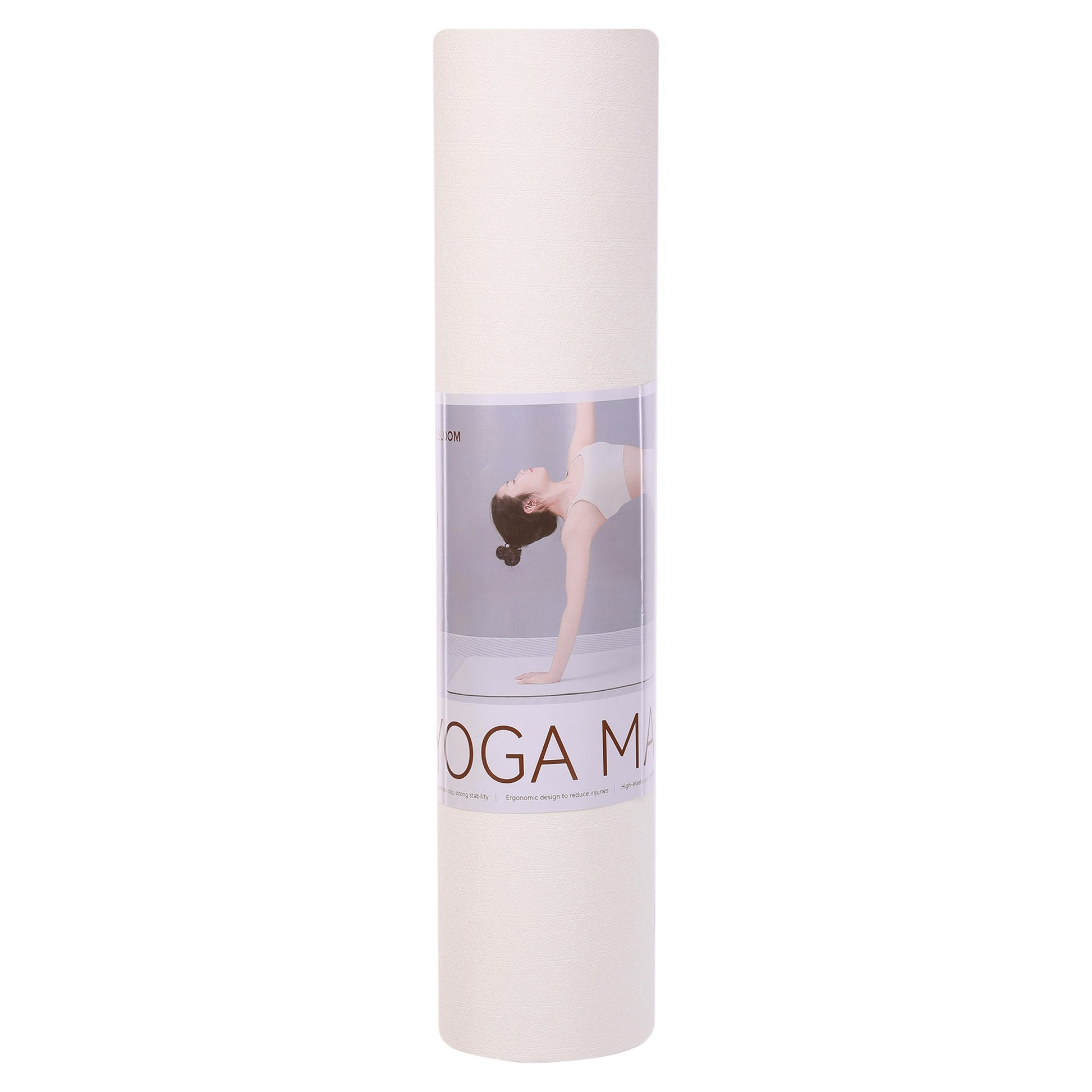 Bloom Yoga Mat 183 x 66 x 0.7cm - White