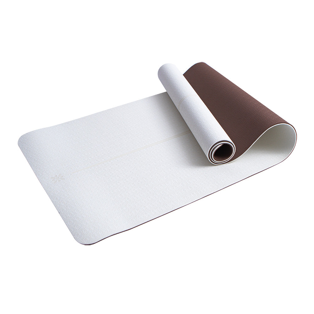 Bloom Yoga Mat 183 x 66 x 0.7cm - White