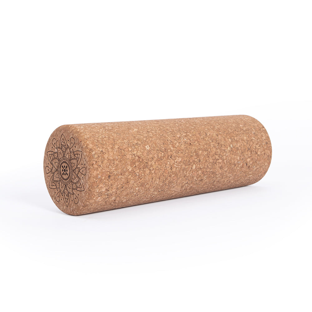 Bloom Yoga Roller 30 x 10 x 10cm - Wood Colour