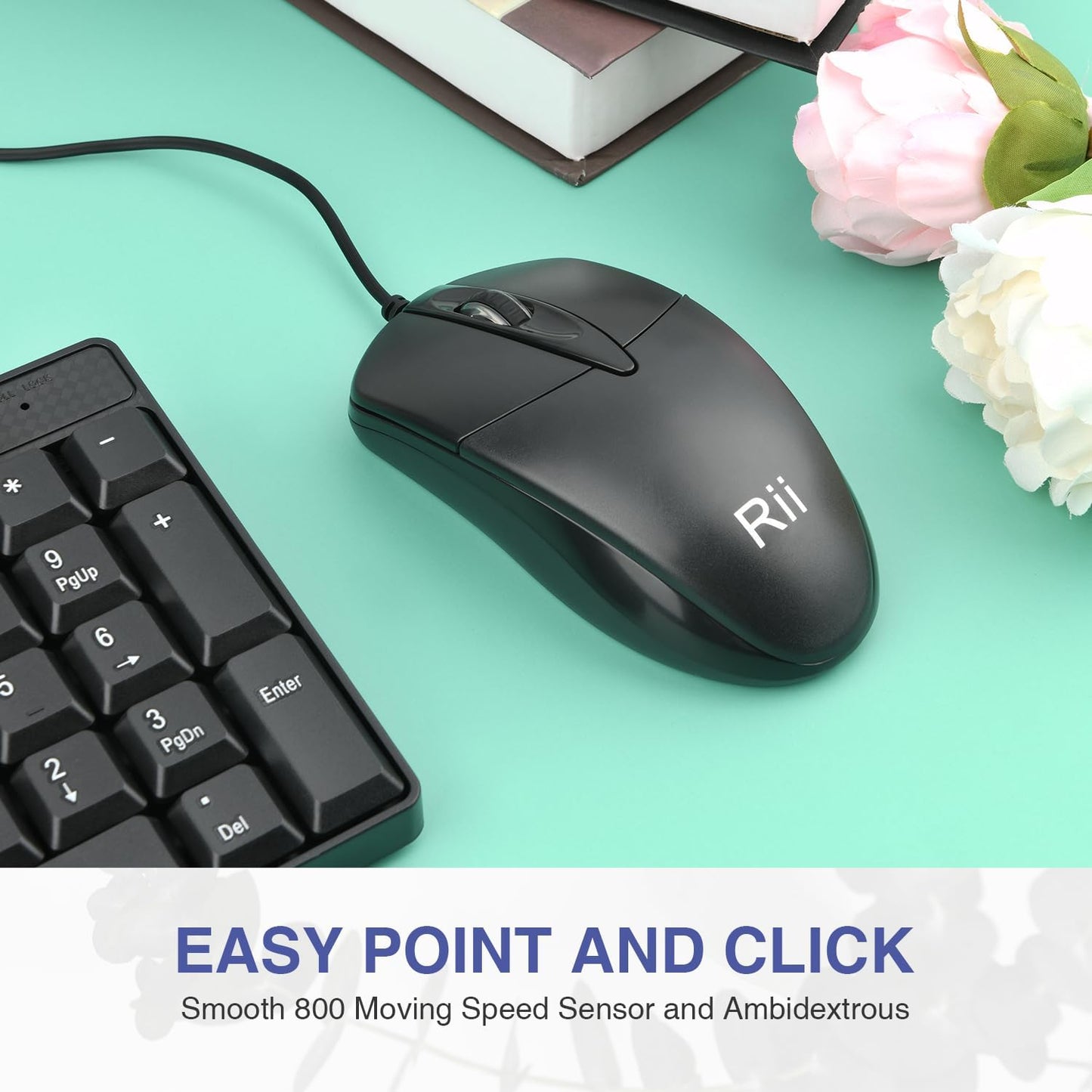 Rii - Business Keyboard And Mouse Combo - Wired