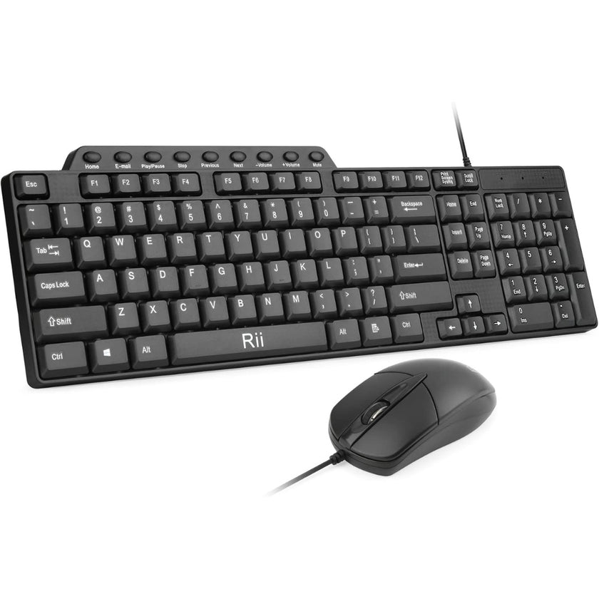 Rii - Business Keyboard And Mouse Combo - Wired