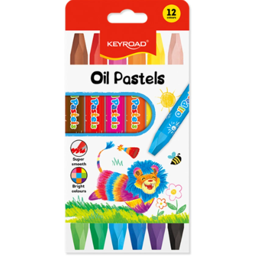 Keyroad Oil Pastels A Pack Of 12pcs