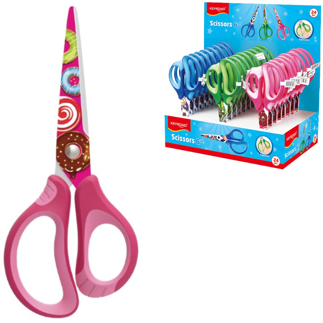Keyroad Scissors 15cm - Tattoo-Soft x 1pc Assortment