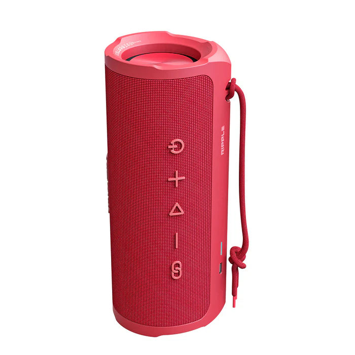 HiFuture Portable Wireless Speaker 12 Hours Playtime Ripple - Red