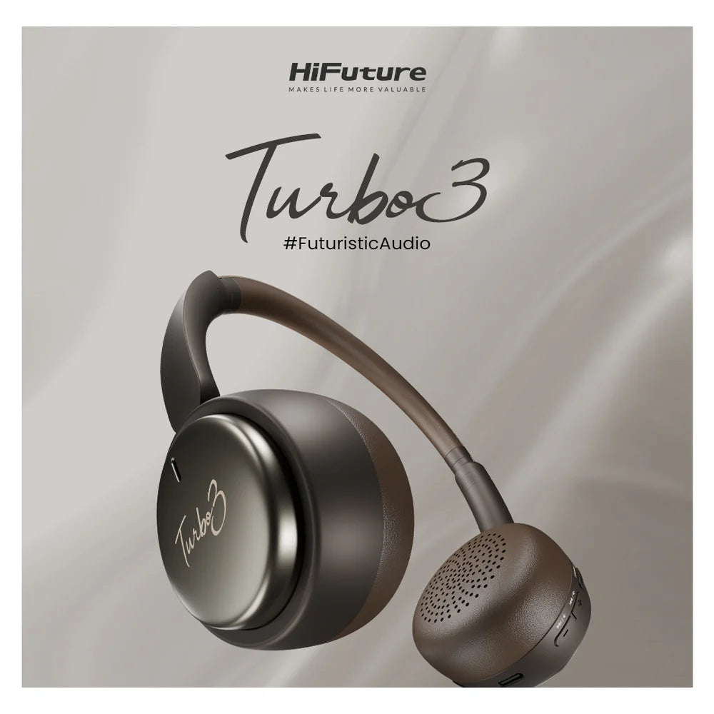 HiFuture Wireless Headphones - Turbo3 - Brown