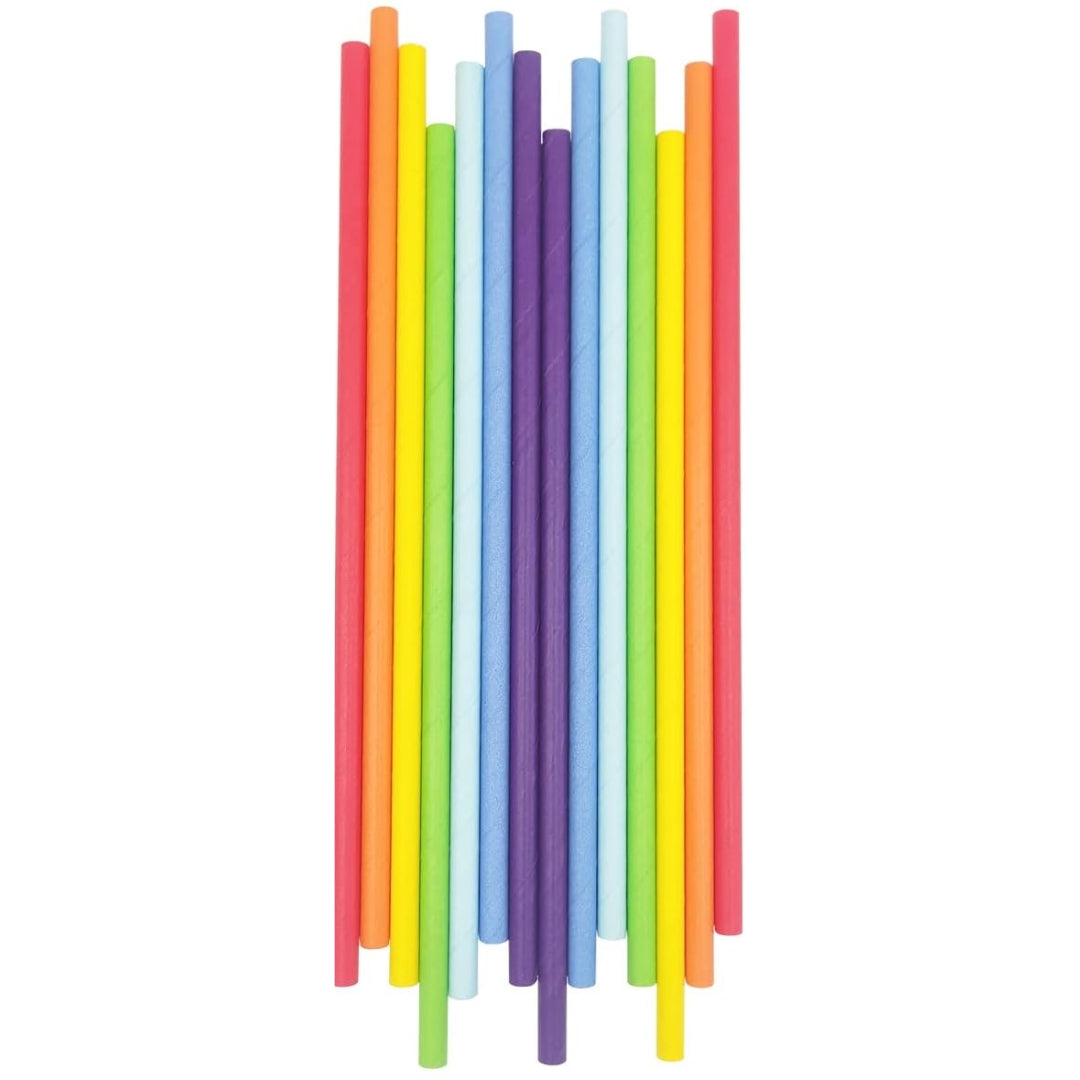 Ipak Eco-Friendly Paper Straws A Pack Of 50pcs - Assorted