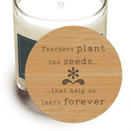 Teachers Wooden Quote Lid