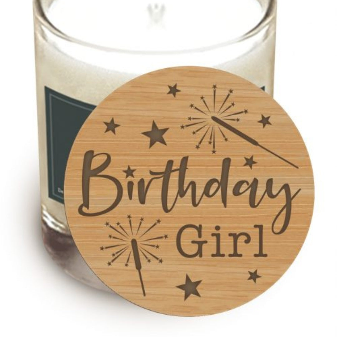 Light Up Your Life - Wooden Quote Lid - Birthday Girl