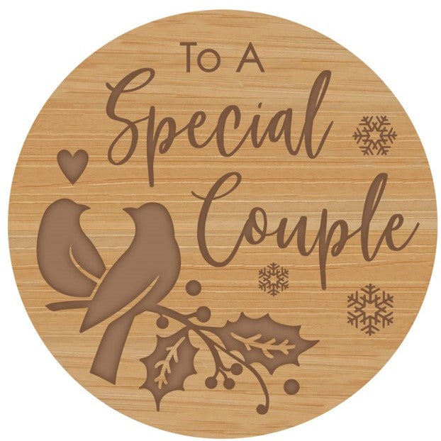 Special Couple Wooden Quote Lid