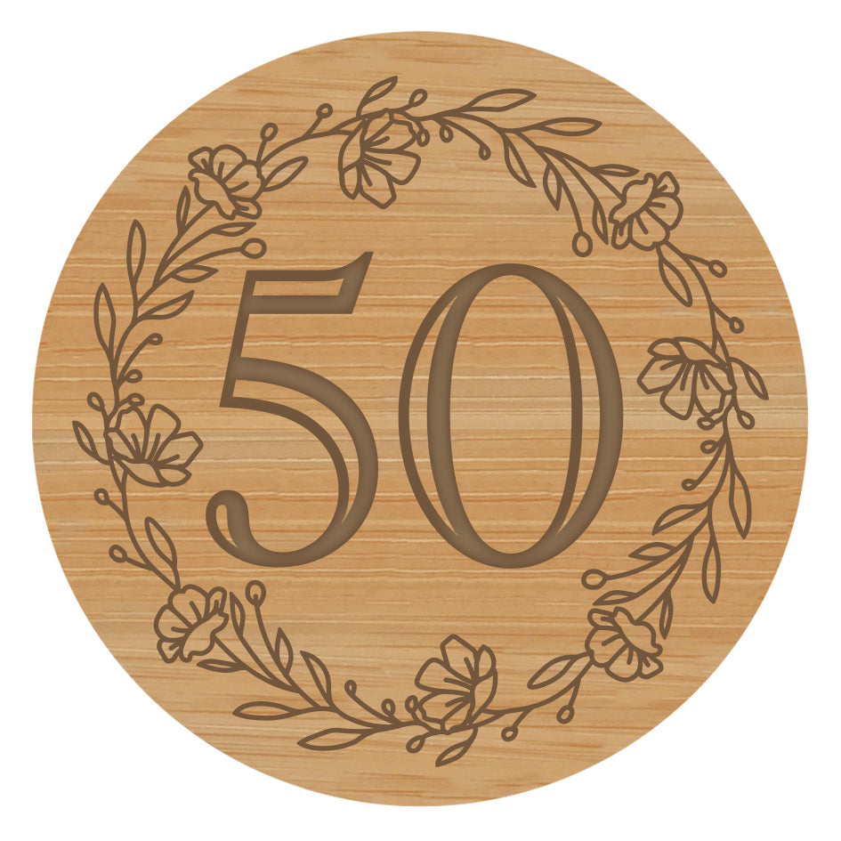 50 Wooden Quote Lid