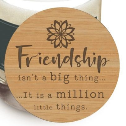 Friend Million Wooden Quote Lid