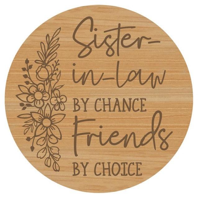 Sister-In-Law Wooden Quote Lid