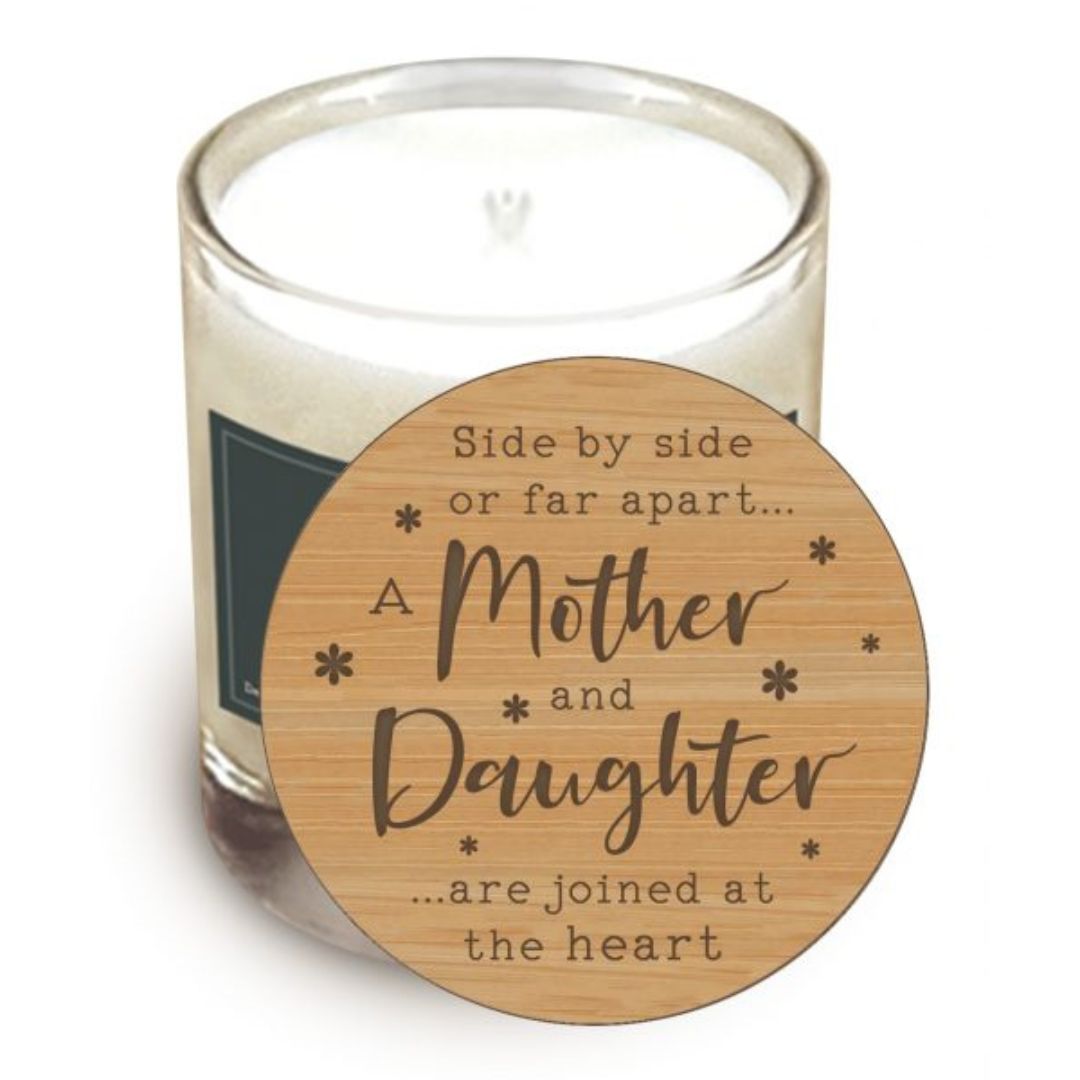 A Mother And Daughter Wooden Quote Lid