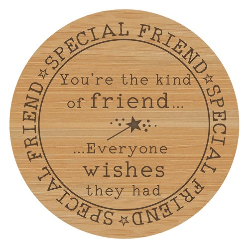 Friend Wish Wooden Quote Lid