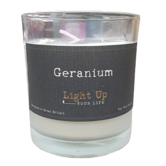 Soya Wax Candle Light Up Your Life Geraium 150ml