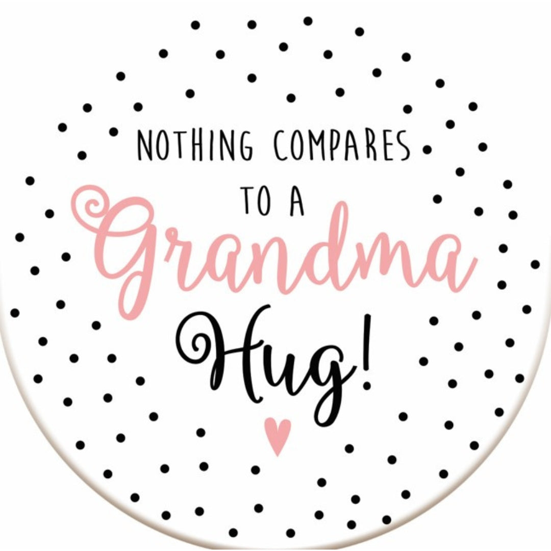 Ceramic Coaster - Grandma Hug