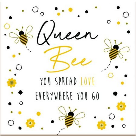 Ceramic Coaster Queen Bee