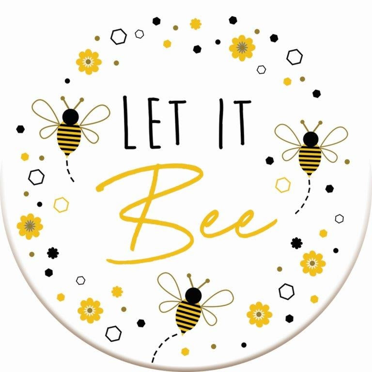 Ceramic Coaster Let It Bee