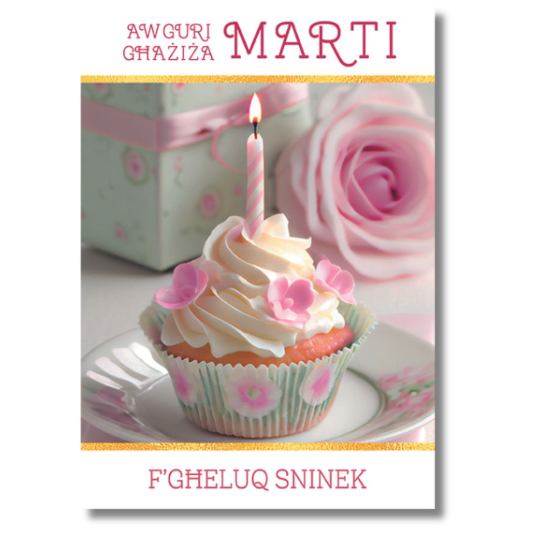 Awguri Ghaziza Marti - Greeting Card