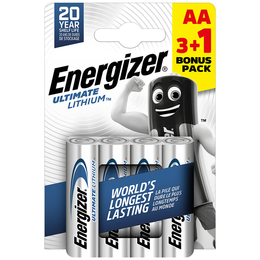 Energizer Ultimate Lithium - AA - Pack of 4