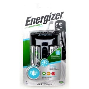Energizer Recharge PRO Charger + 4x AA 2000 mAh Batteries