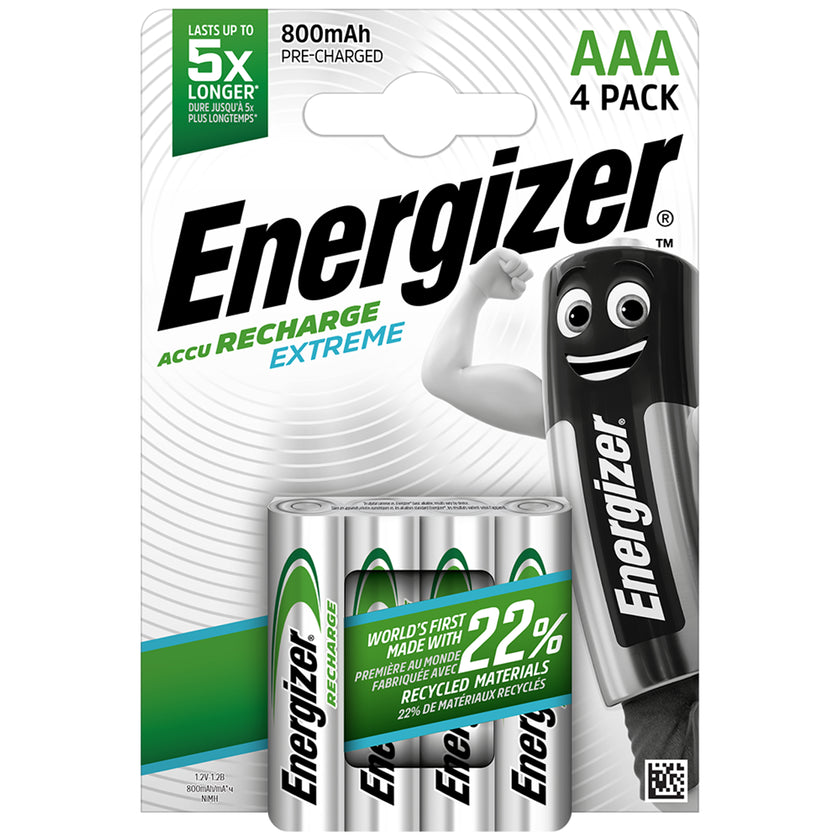 Energizer Recharge Power Plus 700mAh - AAA - Pack of 4