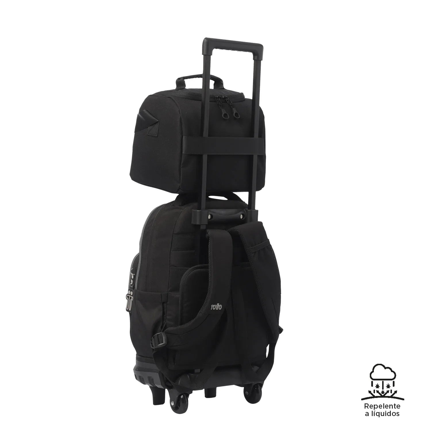 Totto Lunch Bag 21 x 23.5 x 19cm - Black
