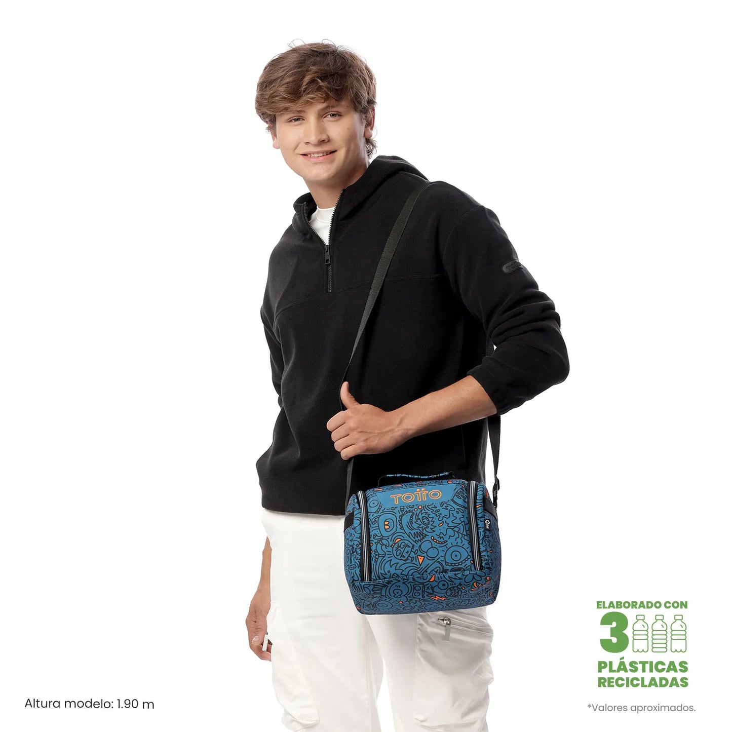 Totto Lunch Bag 25 x 20 x 17cm - Resaltador - 5L4