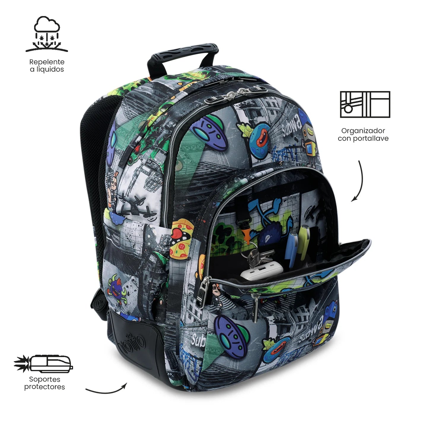 Totto Backpack 44 x 33 x 13.5cm - Rayol - 2EC