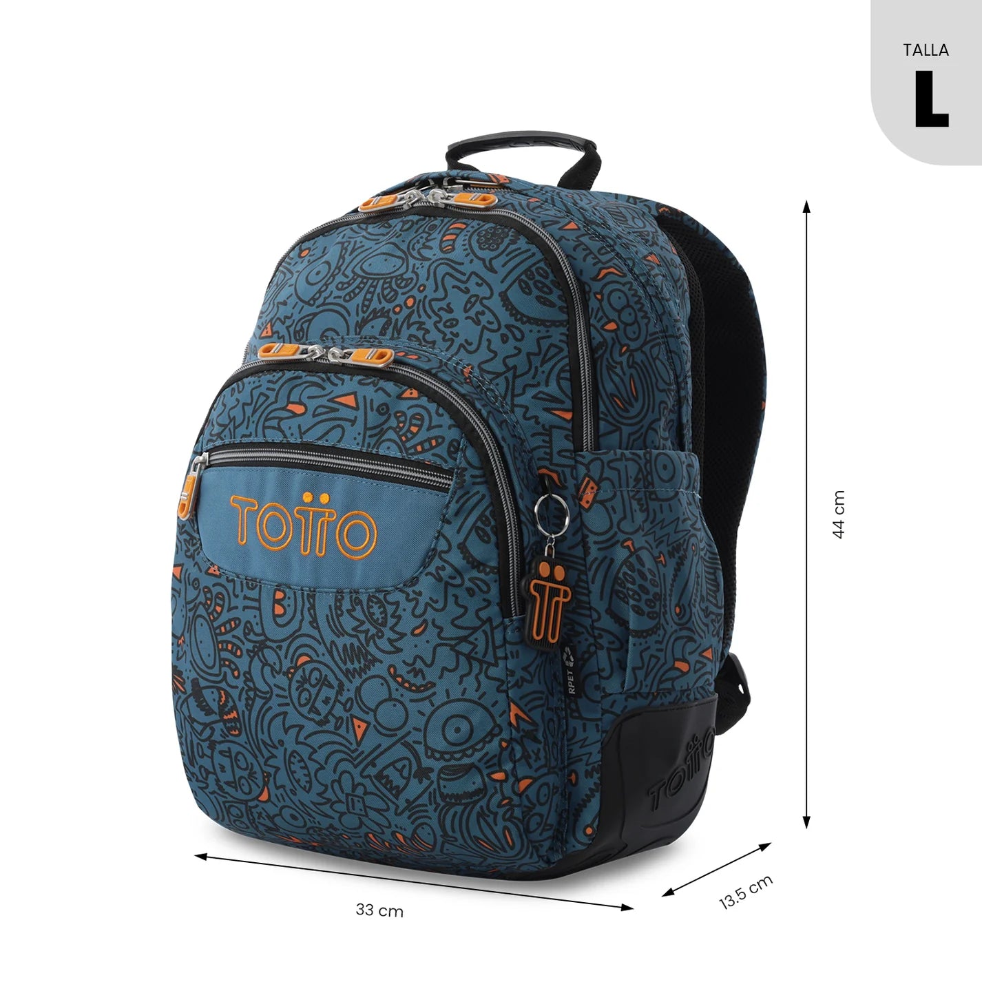 Totto Backpack 44 x 33 x 13.5cm - Rayol - 5L4