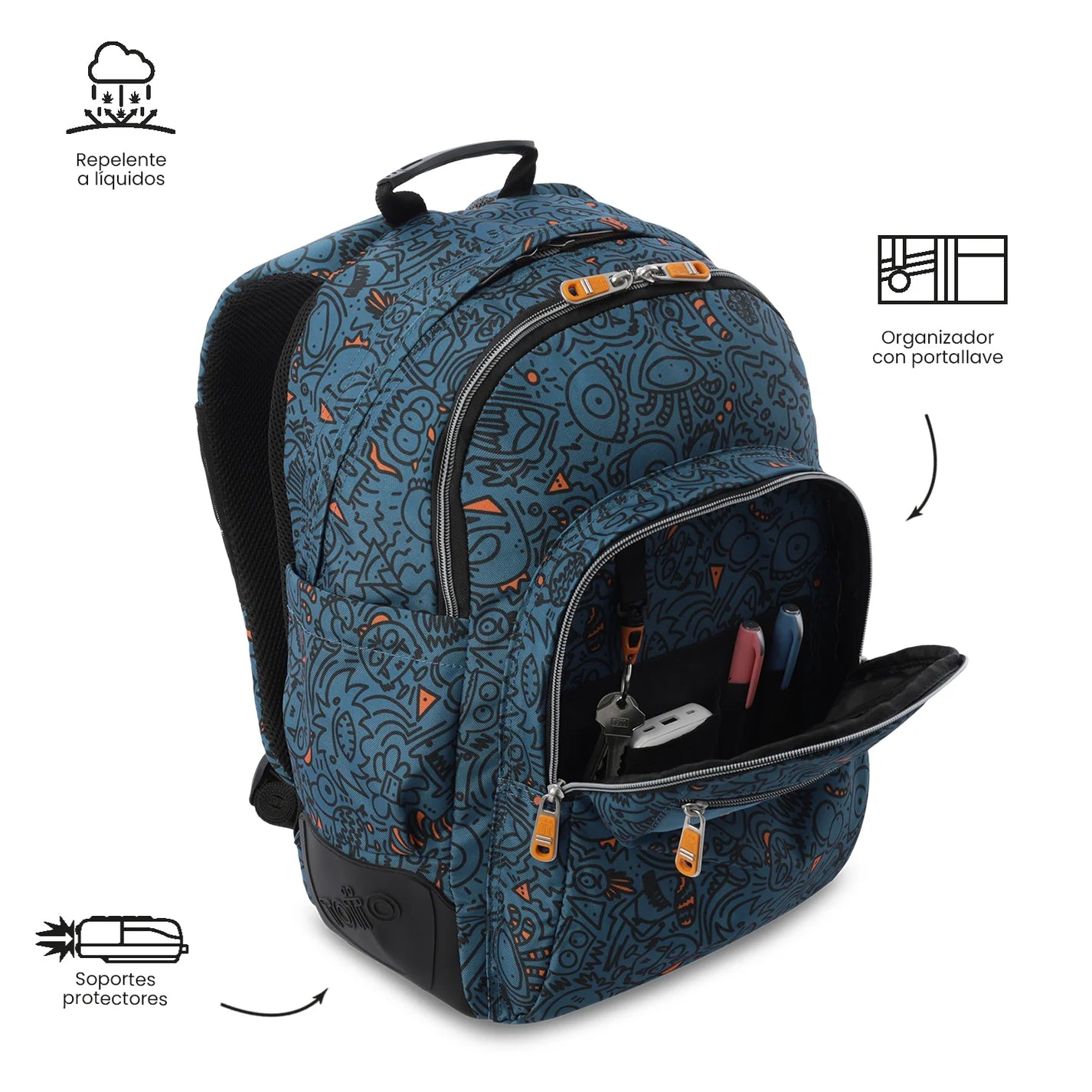 Totto Backpack 44 x 33 x 13.5cm - Rayol - 5L4