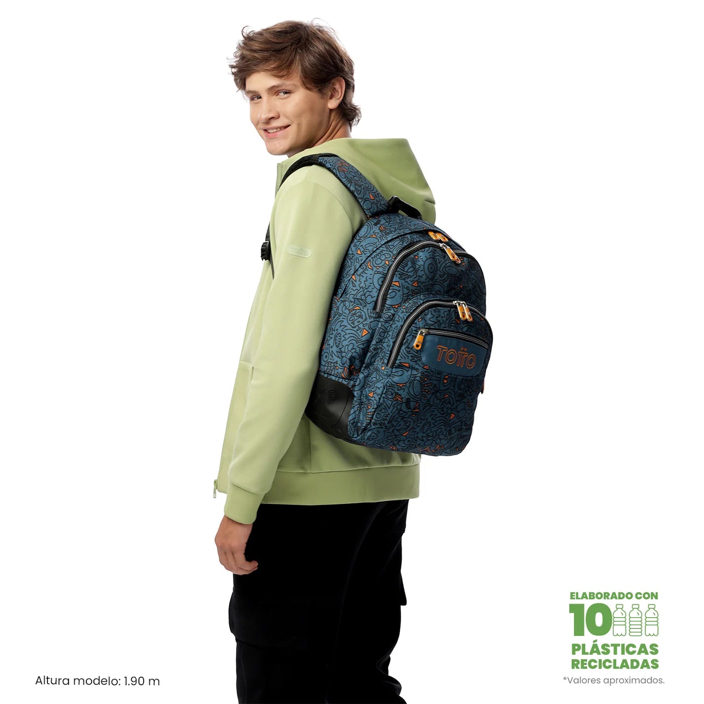 Totto Backpack 44 x 33 x 13.5cm - Rayol - 5L4