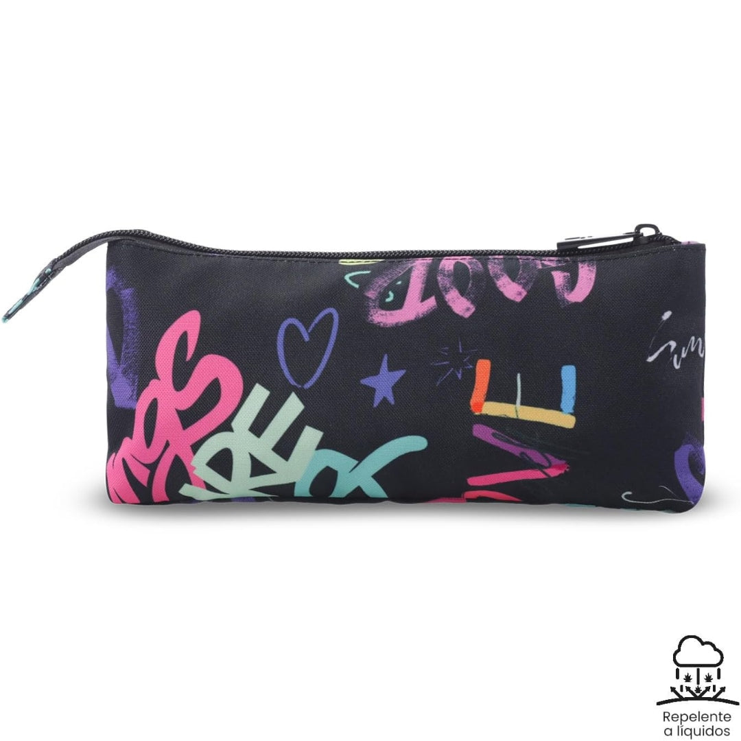 Totto 2 Compartments Pencil Case 11 x 22 x 12cm - Multiuso SKL M - 7EZ