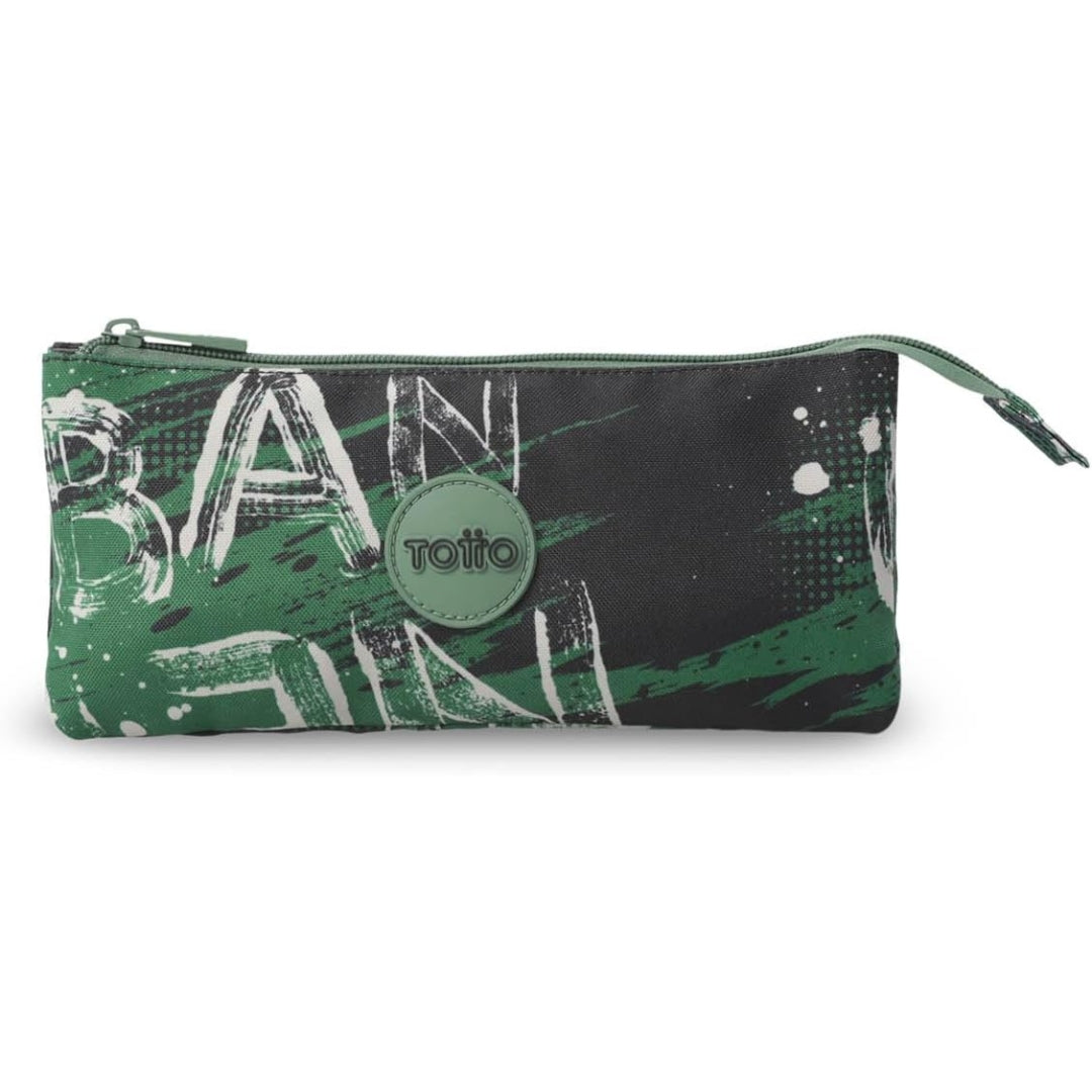 Totto 2 Compartments Pencil Case 11 x 22 x 12cm - Multiuso SKL M - 8VY