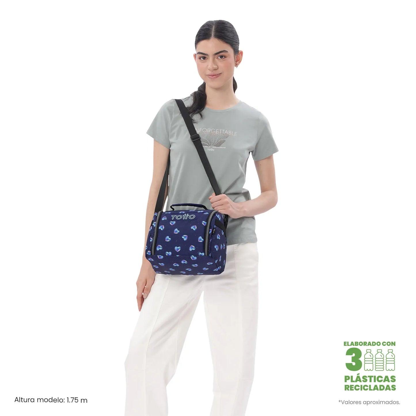 Totto Lunch Bag 25 x 20 x 17cm - Resaltador Glitter - 4FE