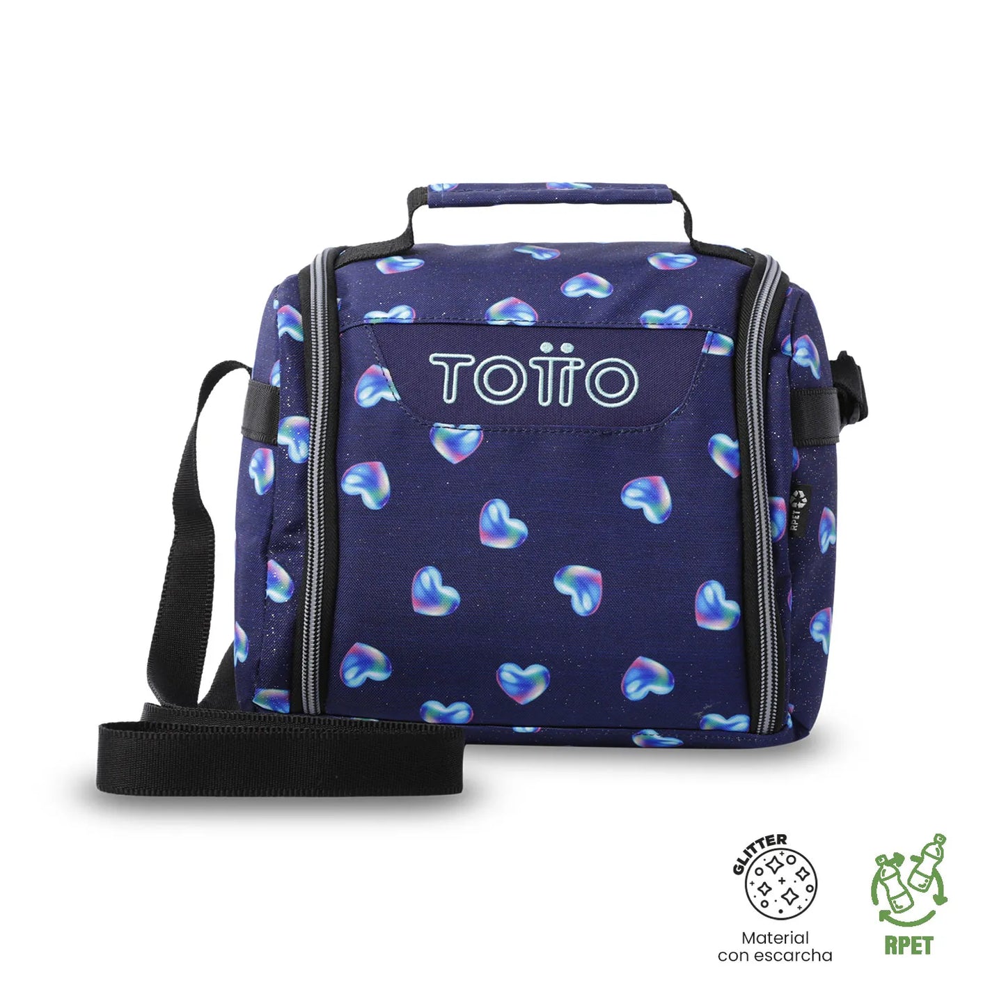 Totto Lunch Bag 25 x 20 x 17cm - Resaltador Glitter - 4FE