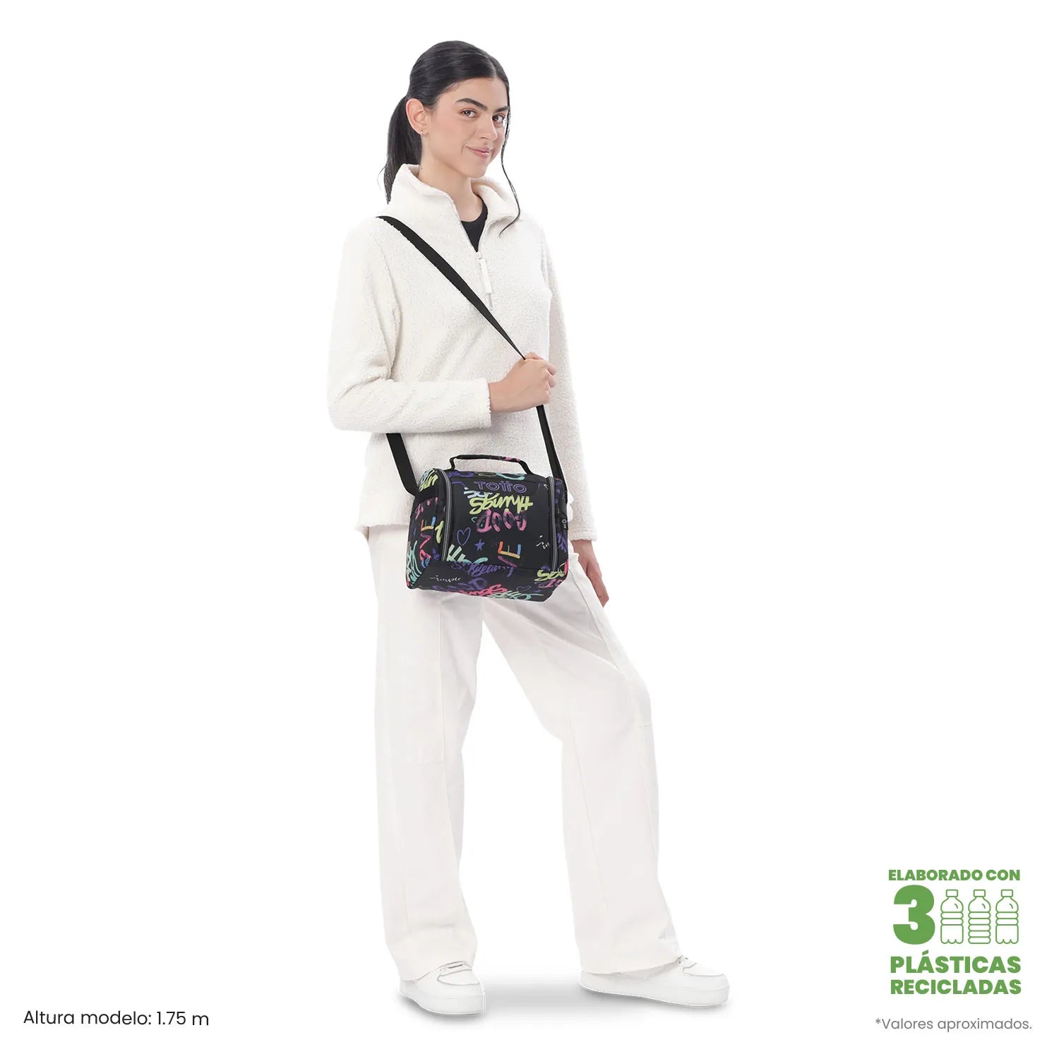 Totto Lunch Bag 25 x 20 x 17cm - Resaltador - 7EZ