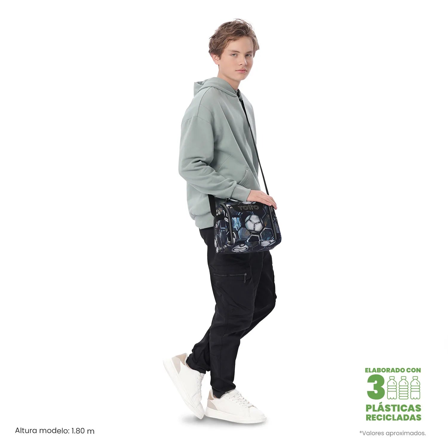 Totto Lunch Bag 25 x 20 x 17cm - Resaltador - 7EM