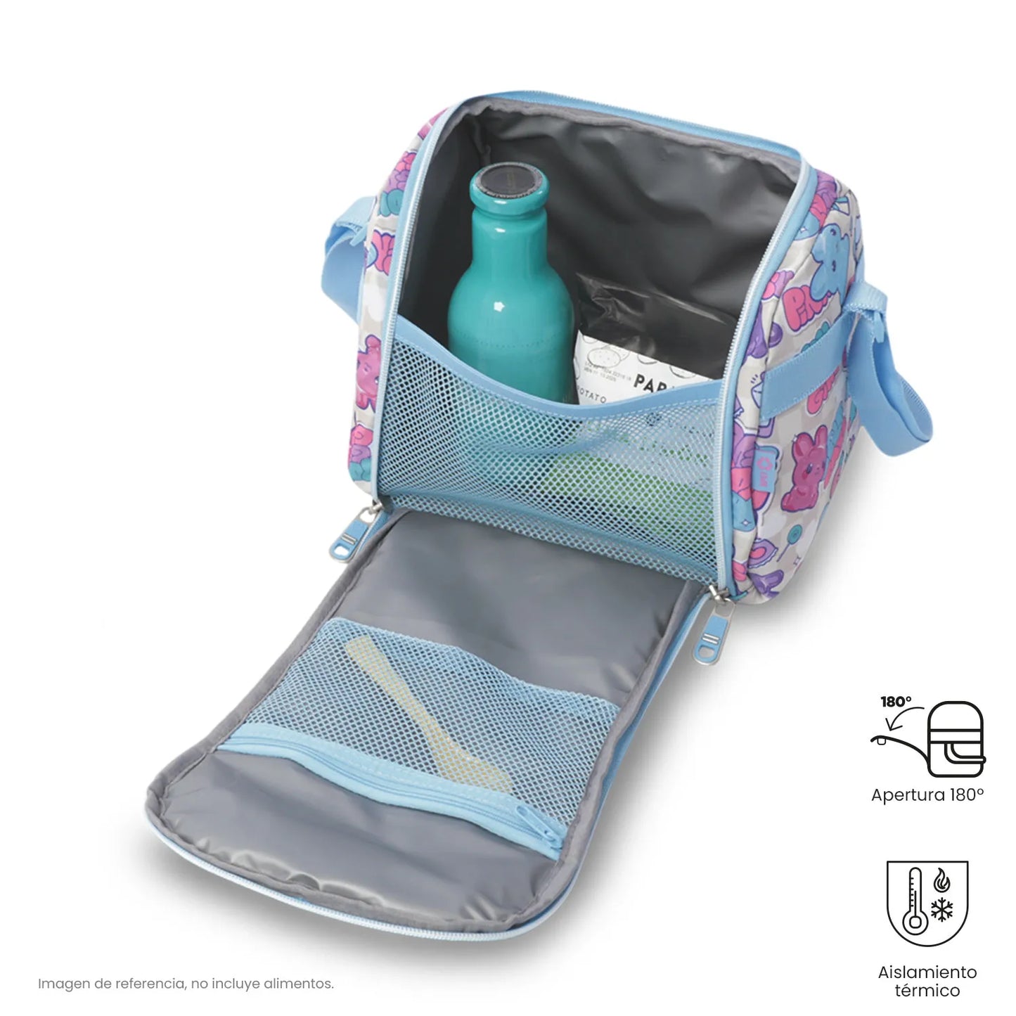 Totto Lunch Bag 25 x 20 x 17cm - Resaltador - 0S7