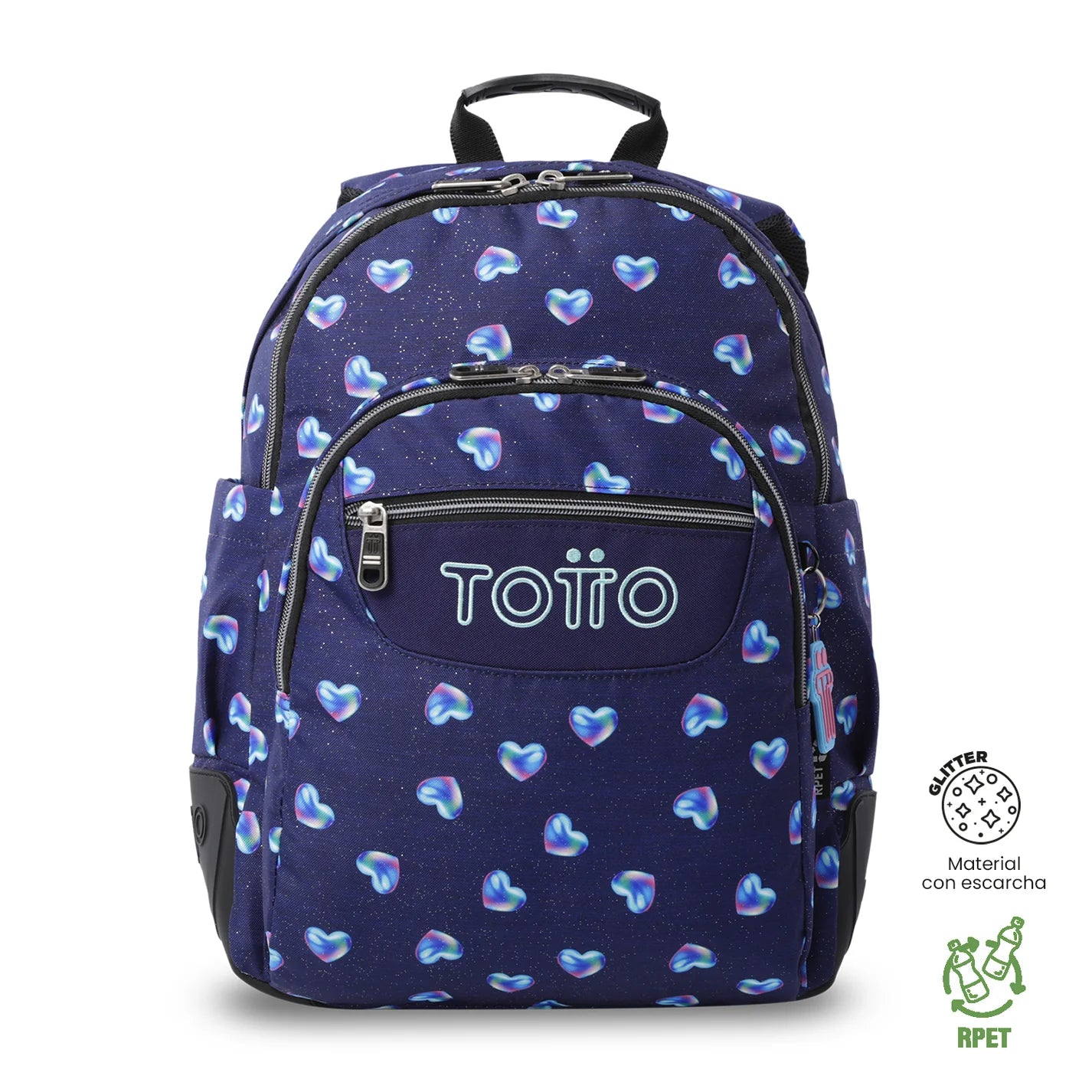 Totto Backpack 44 x 33 x 13.5cm - Rayol Glitter - 4FE