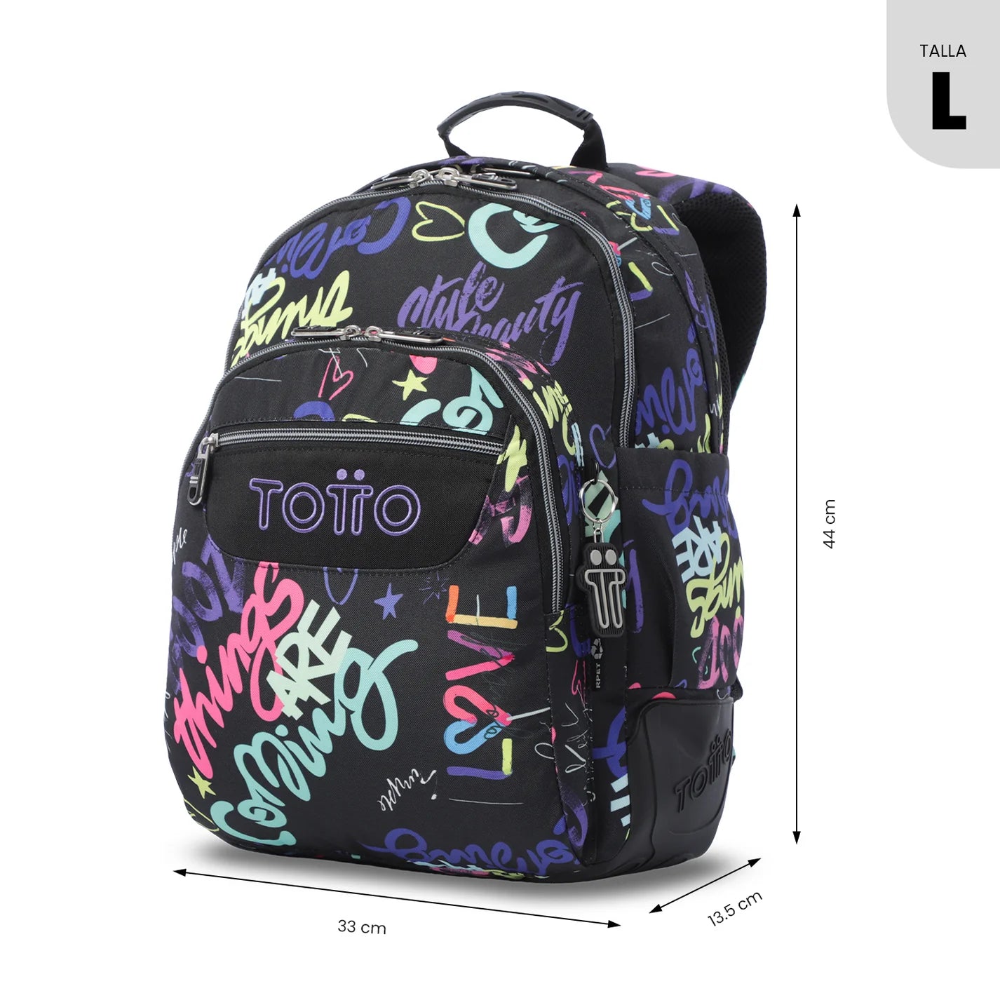 Totto Backpack 44 x 33 x 13.5cm - Rayol - 7EZ