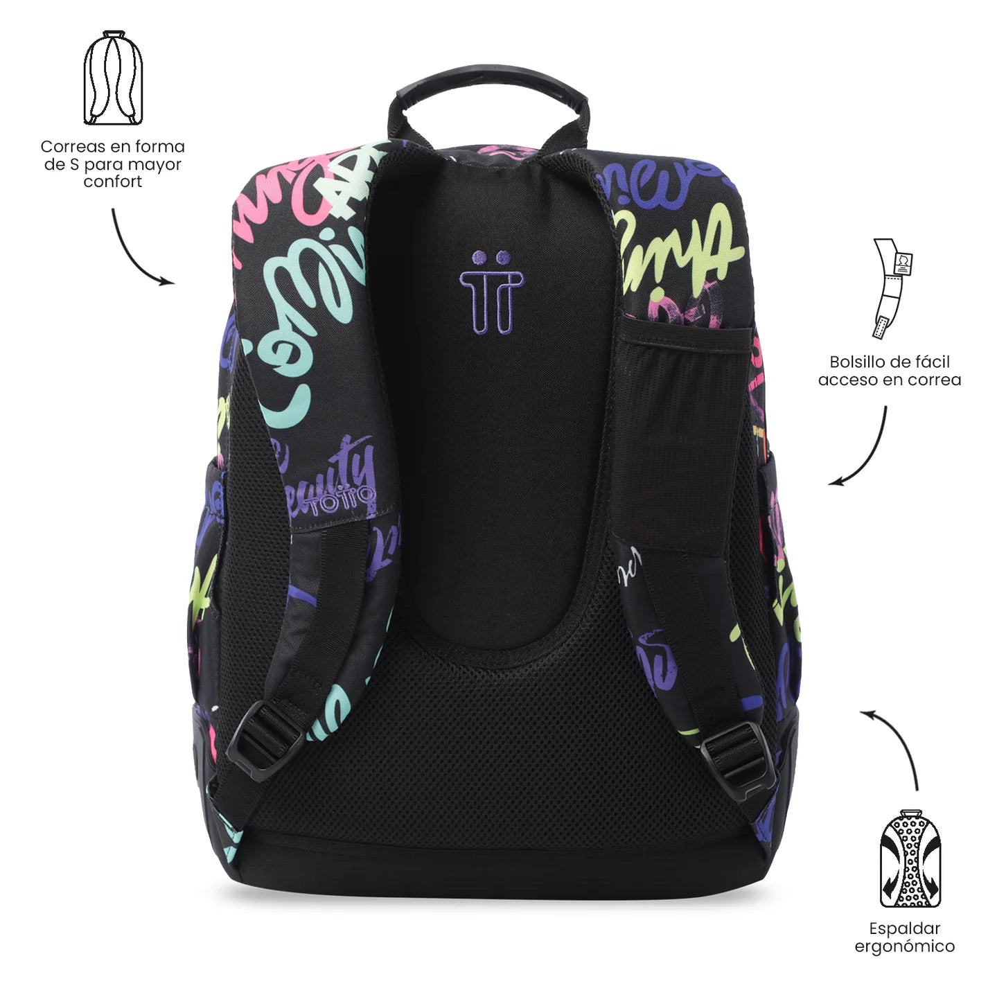Totto Backpack 44 x 33 x 13.5cm - Rayol - 7EZ
