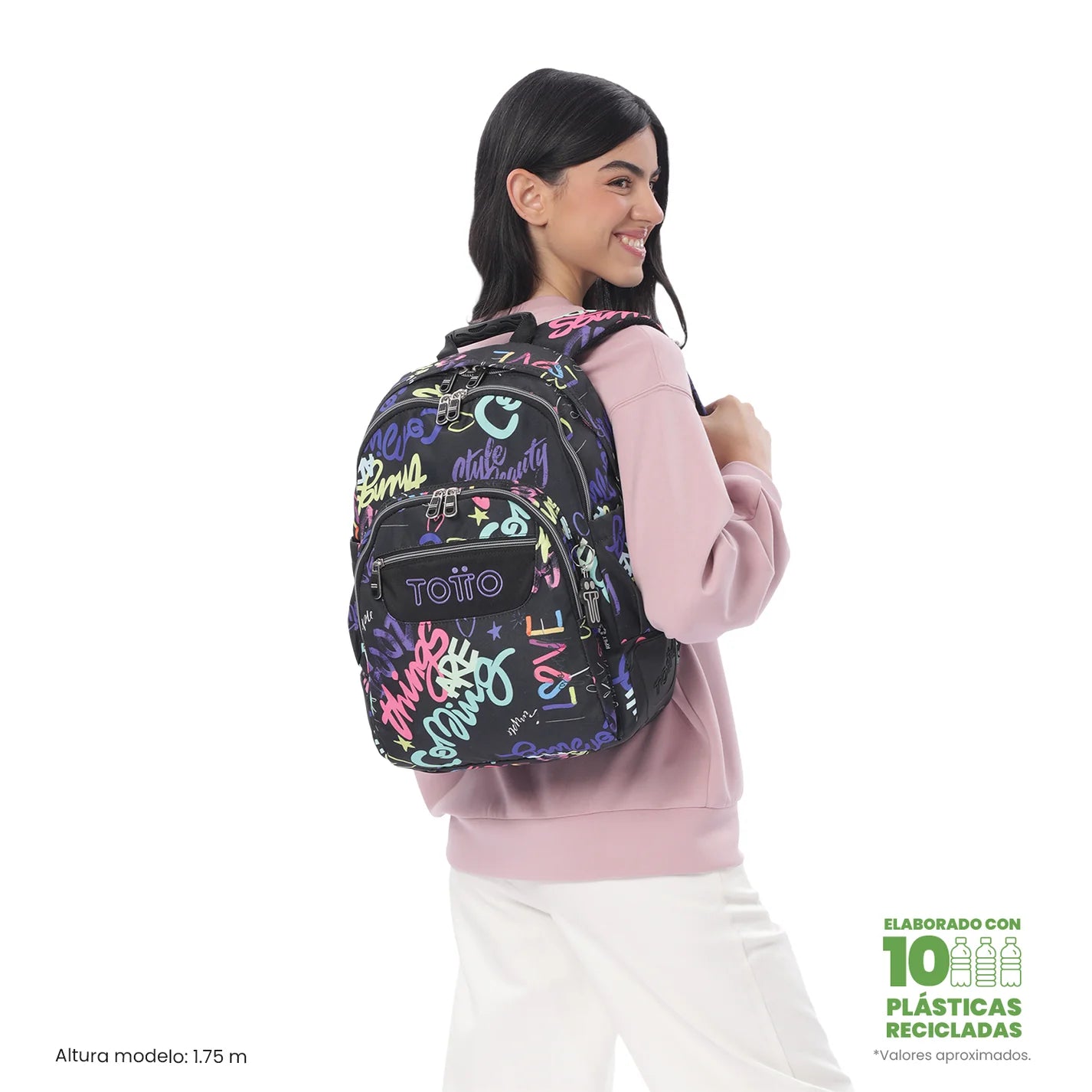 Totto Backpack 44 x 33 x 13.5cm - Rayol - 7EZ
