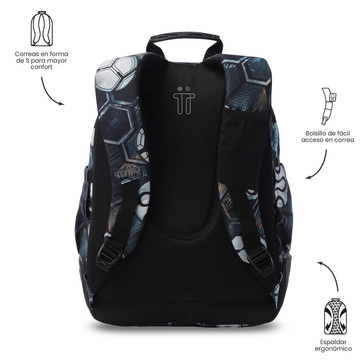 Totto Backpack 44 x 33 x 13.5cm - Rayol - 7EM