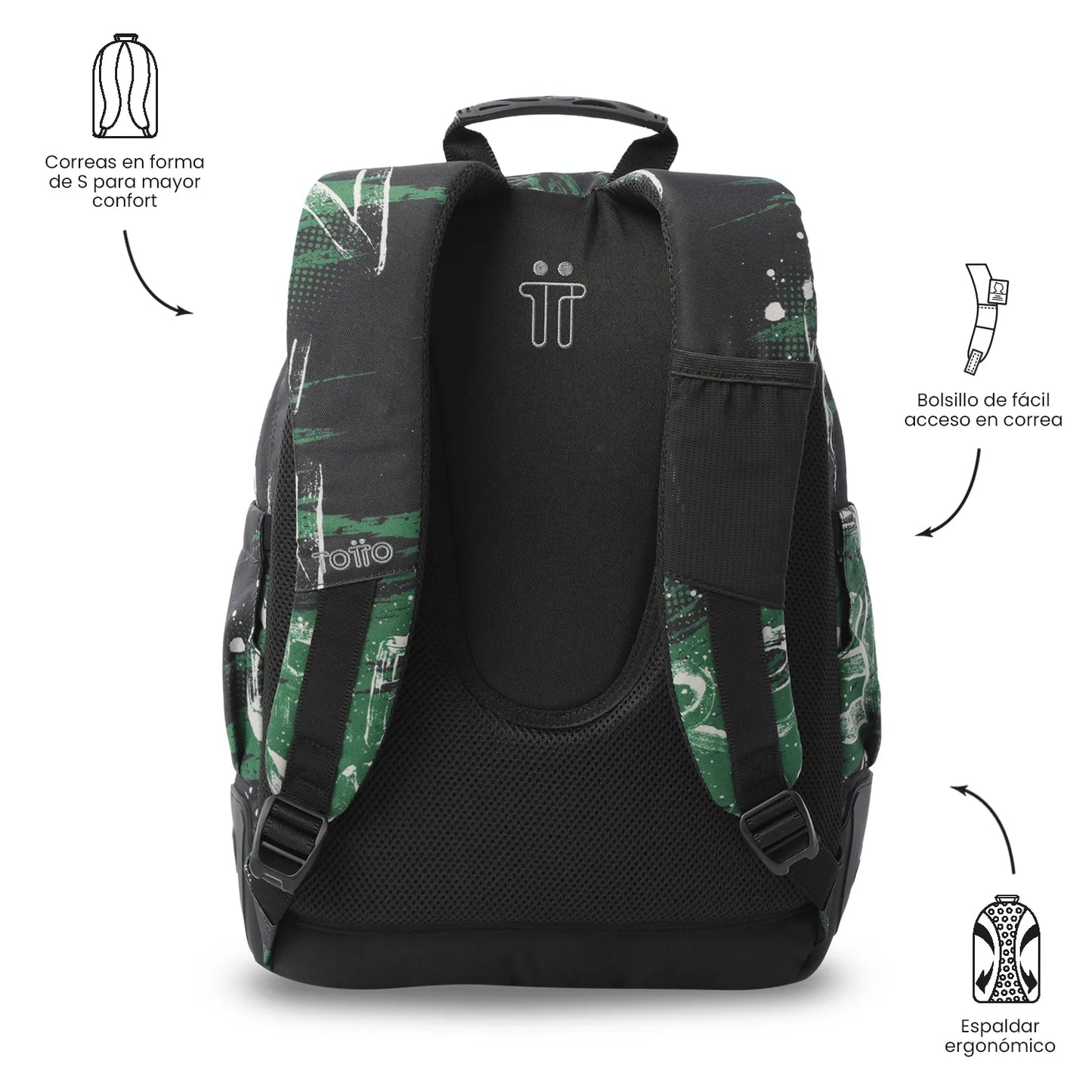 Totto Backpack 44 x 33 x 13.5cm - Rayol - 8VY