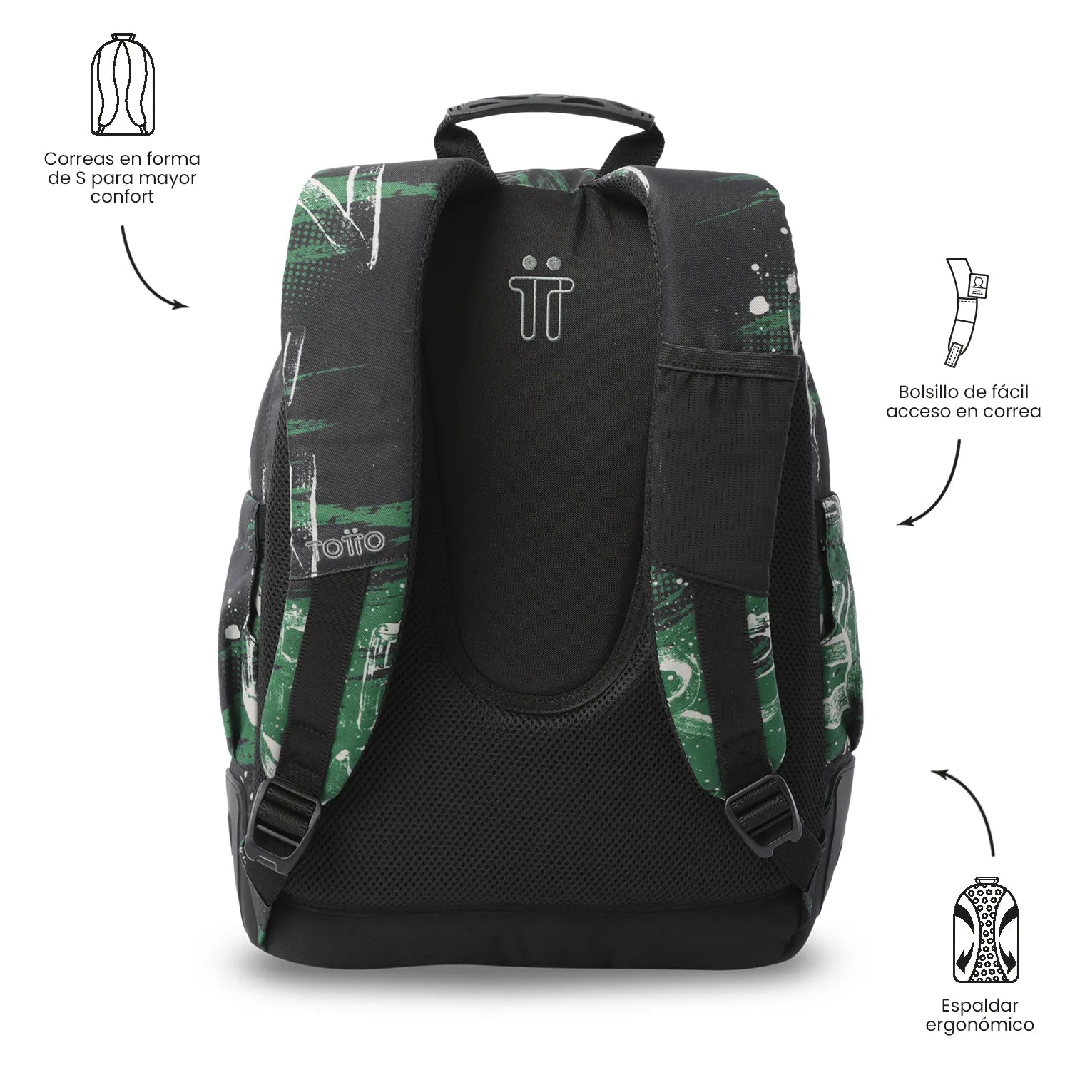 Totto Backpack 44 x 33 x 13.5cm - Rayol - 8VY