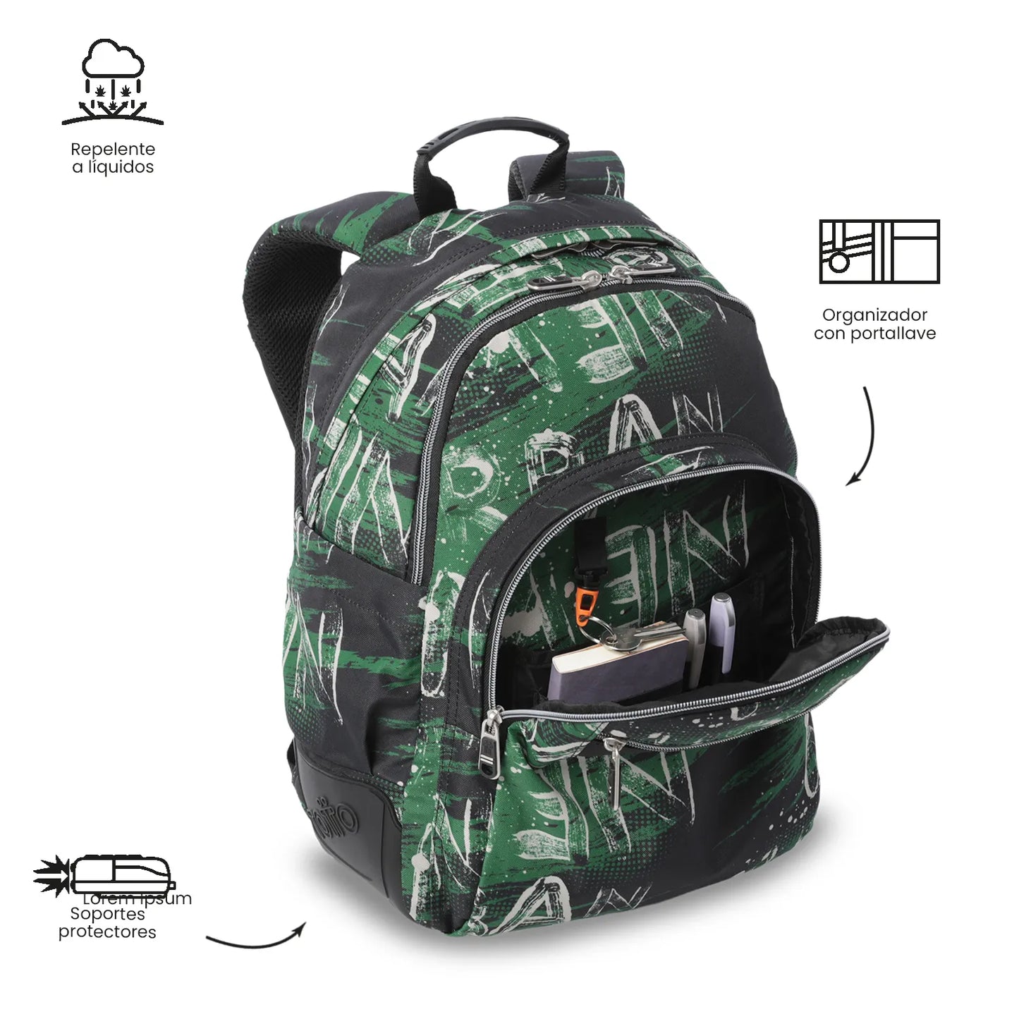 Totto Backpack 44 x 33 x 13.5cm - Rayol - 8VY