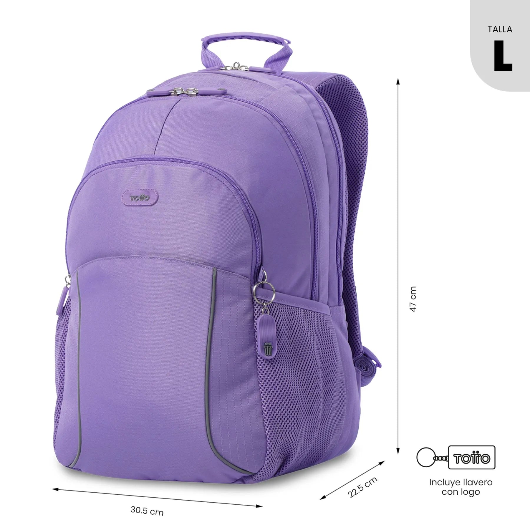 Totto Backpack 47 x 30.5 x 22.5cm - Cambri 2.0 - M1S